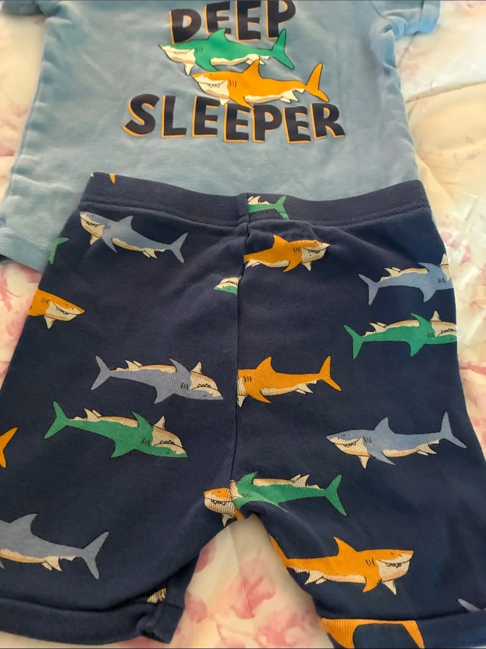 Kids Old Navy 'Deep Sleeper' Shark Pajama Set